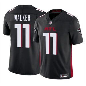 Mens Youths Kids Womens Jalon Walker Black Jersey Stitched